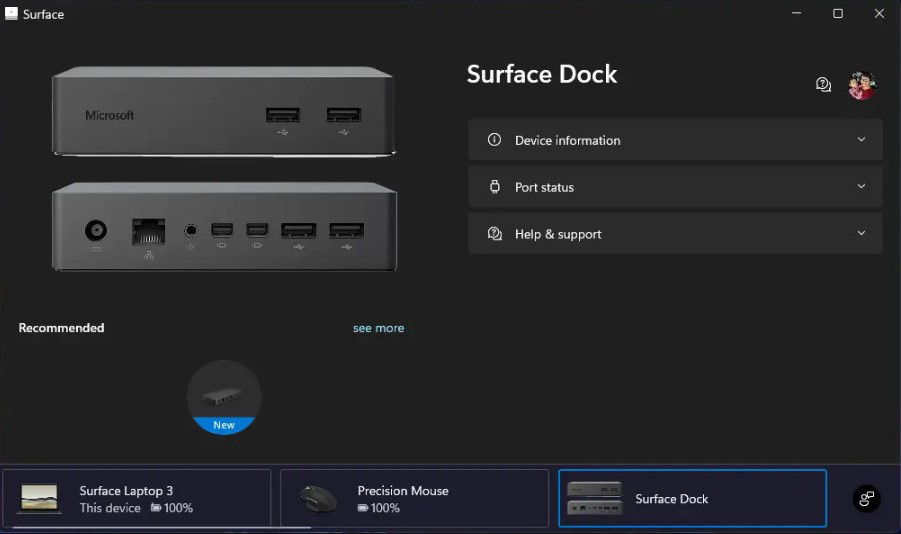 Surface Dock 